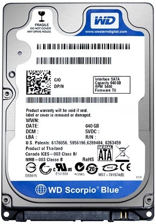 pazite HDD SATA Notebook